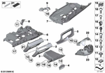 51459183132 - Vehicle Trim: Trim, Fold-Out Bin, Driver Side for BMW: 740i, 740LdX, 740Li, 740LiX, 750i, 750iX, 750Li, 750LiX, 760Li, BMW ALPINA B7, BMW ALPINA B7L, BMW ALPINA B7LX, BMW ALPINA B7X, Hybrid 7, Hybrid 7L Image image