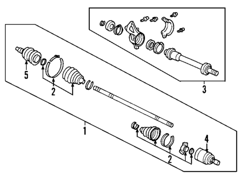 Axle Shafts & Joints for 2010 Honda Ridgeline #0