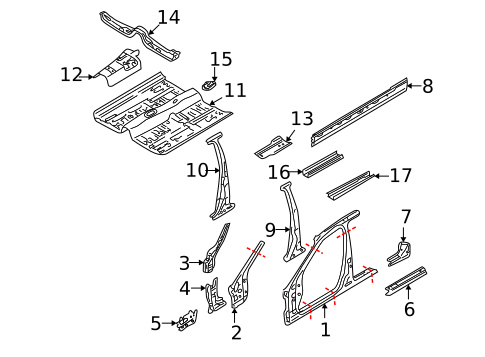 Rocker for 2003 Nissan Altima #0