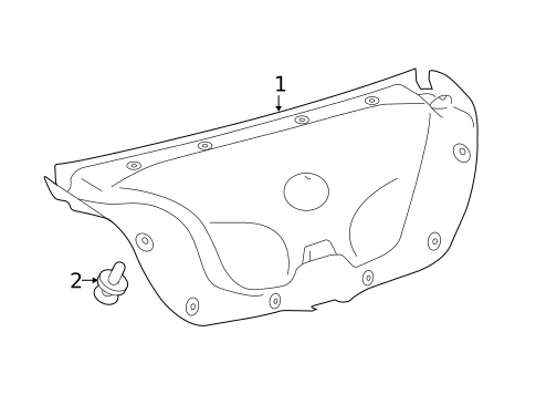 Interior Trim - Trunk for 2017 Toyota Camry #0