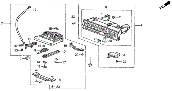 Heater Control for 1988 Acura Integra #0