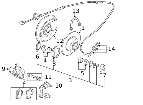 Rear Brakes for 1997 Audi A4 #0