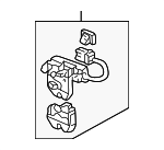 74851S84A21 - : 1998-2000 Honda Accord - Lock Trunk Lid for Honda: Accord Image