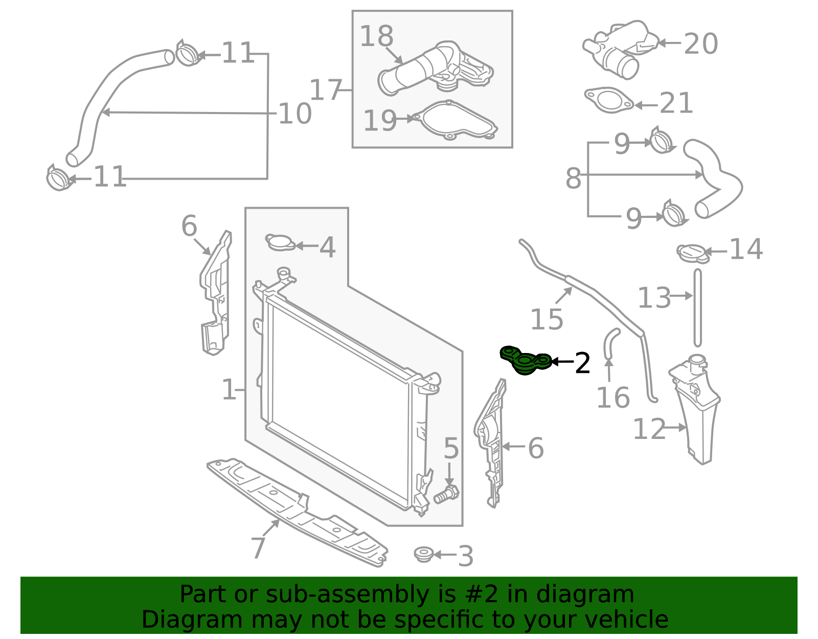 2009-2014 Hyundai Genesis Upper Mount 25333-3M000 | MotorMotor