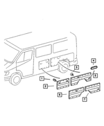 5123007AA - Interior Trim: Inner Panel, Right for Dodge: Sprinter 2500, Sprinter 3500 Image