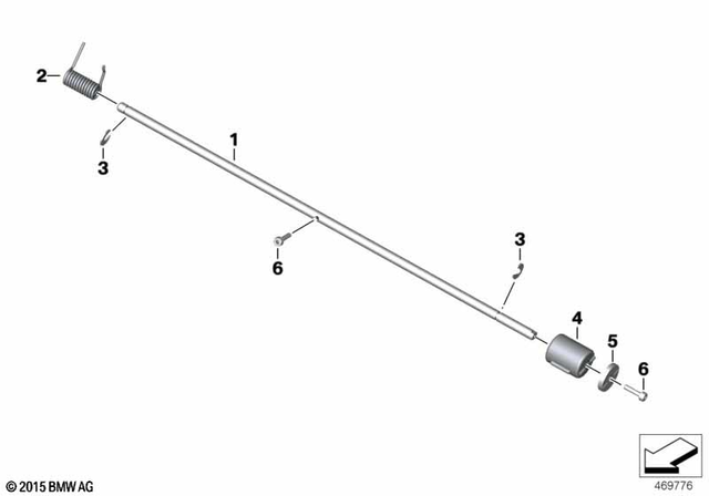 7119905594 - Frame and Mounting Parts: Circlip -  for BMW-Motorrad Image image
