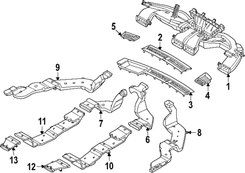 Ducts for 2025 Hyundai Santa Fe #0