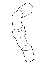 4L122058D - Cooling System: Hose for Volkswagen: Beetle, Golf, Golf SportWagen, Jetta, Passat Image