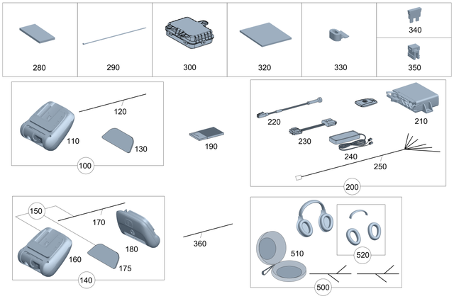 213820580364 - Electronics and Telematics: Electric Line for Mercedes-Benz Image