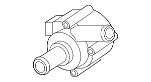 6H121601P - Cooling System: Engine Auxiliary Water Pump for Audi Image