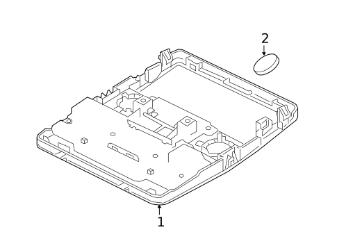 Overhead Console for 2017 Jaguar XF #0