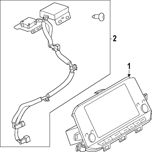 Navigation System Components for 2023 Nissan Z #0