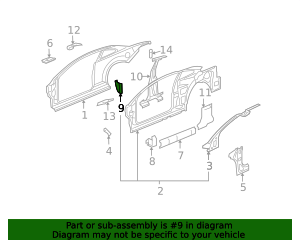 2005-2010 GM Filler Panel 15859336 | OEM Parts Online