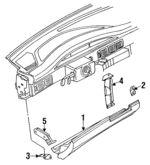 441880347A - Body: Shelf Bracket for Audi: V8 Quattro Image
