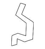 BK3Z6121743A - Body: Lower Bracket for Ford: E-Transit, Transit-150, Transit-250, Transit-350, Transit-350 HD Image