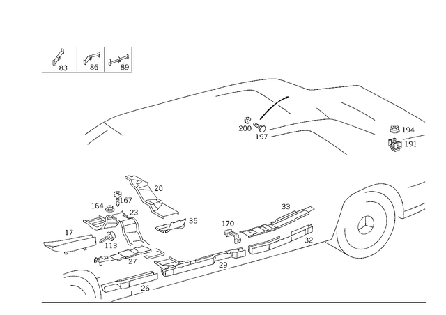 1408212789 - Electrical System: Duct for Mercedes-Benz Image image