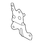 38129811C - Emission System: Vacuum Reservoir Bracket for Volkswagen Image