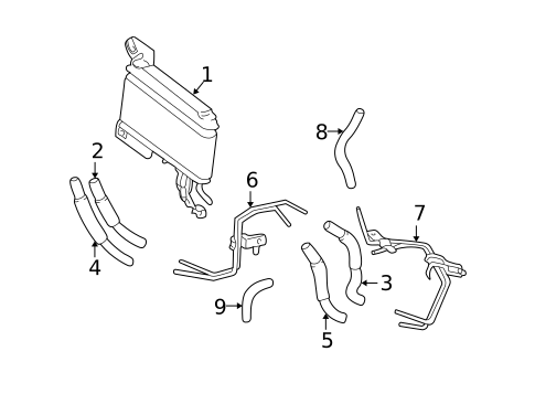 Trans Oil Cooler for 2001 Toyota Avalon #0