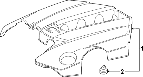 Engine Appearance Cover for 2024 Lexus IS500 #0
