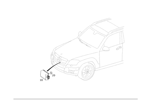 Adaptive Cruise Control System for 2010 Mercedes-Benz GLK350 #0