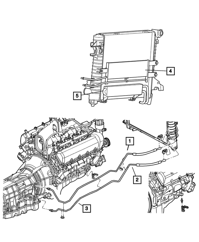 52028967AC - : Transmission Oil Cooler for Mopar Image