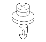 B46768AC329 - Body: Cowl Trim Clip for Mazda: 626, MPV, Protege Image