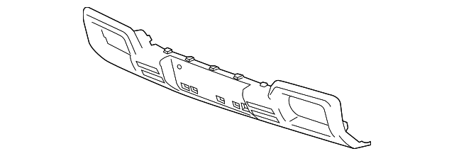2014-2015 GMC Sierra 1500 Front Bumper Impact Bar Skid Plate 22902313 ...