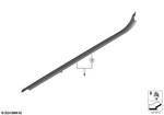 51477298799 - Vehicle Trim: Cover Strip, Entry, Left for Mini: Cooper, Cooper C, Cooper S, Cooper SE, JCW, JCW GP Image image