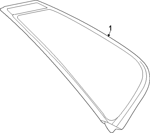 Glass & Hardware for 2024 Subaru Solterra #0