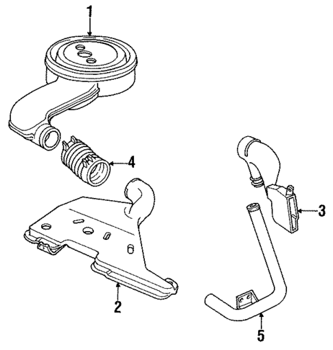 Air Intake for 1991 Pontiac Sunbird #0
