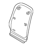 24792045039E83 - Body: Seat Back Panel for Mercedes-Benz Image