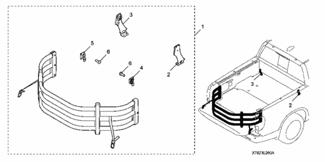 Bed Extender Motorcycle for 2019 Honda Ridgeline #0