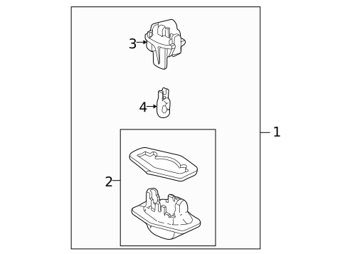 License Lamps for 2005 Honda Accord #1