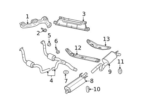 Catalytic Converter for 2007 Dodge Durango #0