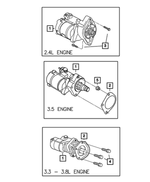 4748046AC - Electrical: Engine Starter for Mopar Image