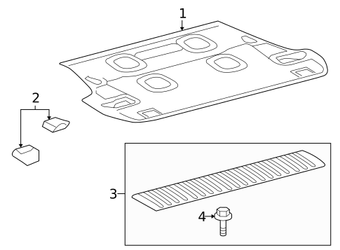 Interior Trim - Rear Body for 2009 Lexus LX570 #0