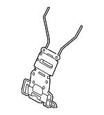7105376010 - Body: Lumbar Adjuster for Lexus: GS F, GS Turbo, GS200t, GS300, GS350, GS450h, IS200t, IS250, IS300, IS350, IS500, RC F, RC200t, RC300, RC350 Image
