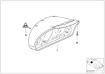 62116985688 - Instruments, Measuring Systems: Instruments Combination Uncoded for BMW Image
