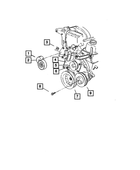 Pulleys and Related Parts for 2005 Chrysler Town & Country #0