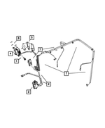 5105798AA - Emission Systems: Proportional Purge Solenoid Hose for Mopar Image