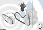 11282449715 - : Set, Belts For Water Pump, Alternator for BMW Image
