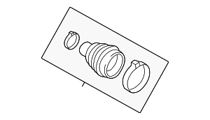 420598201 - Universals &amp; Rear Axle: CV Joint Boot Kit for Audi Image