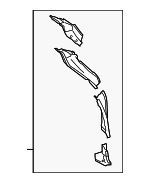 617030E030 - Body: Rear Body Reinforced for Toyota: Highlander Image