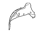 616070E050 - Body: Inner Wheelhouse for Toyota: Highlander Image