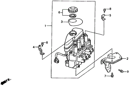 ABS Modulator for 1993 Honda Accord #0