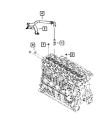 68005253AA - Air Conditioners and Heaters: Connector for Mopar Image