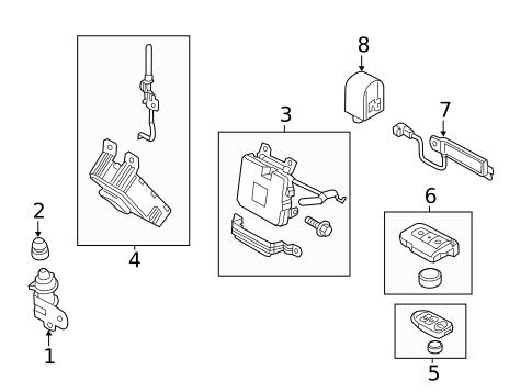 Anti-Theft Components for 2012 Hyundai Veloster #0