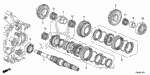 23210PYZ000 - Transmission - Manual: MAINSHAFT for Honda Image