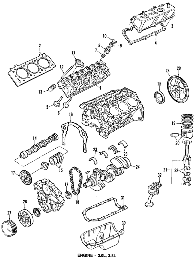 F5DZ6675A - : Oil Pan for Ford: Probe, Taurus, Windstar | Mercury: Sable Image