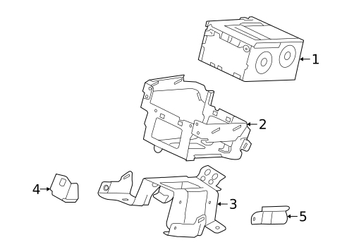 Navigation System Components for 2020 Jaguar I-Pace #0